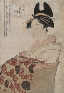 Miyahito vom Teehaus ?gi-ya von Kitagawa Utamaro