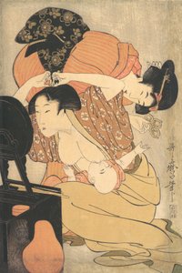 Mutter und Kind, ca. 1793 von Kitagawa Utamaro