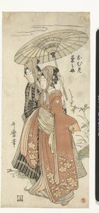 Oume und Kumenosuke von Kitagawa Utamaro