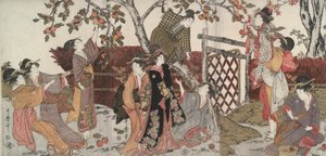 Kaki-Sammler von Kitagawa Utamaro