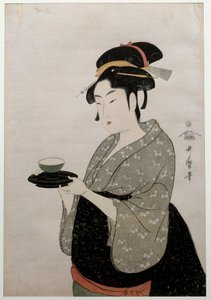 Porträt von Nani Waya von Kitagawa Utamaro