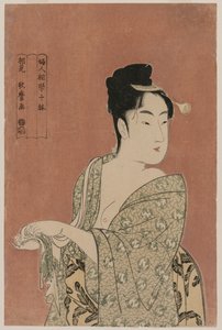 Der modische Typ aus der Serie Zehn Typen in der Physiognomie der Frauen von Kitagawa Utamaro
