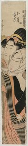 Die Liebenden Ohan und Choemon, frühes oder mittleres 19. Jahrhundert von Kitagawa Utamaro
