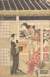 Waschtag von Kitagawa Utamaro