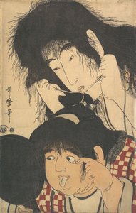 Yamauba und Kintaro, ca. 1795 von Kitagawa Utamaro