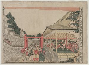 Chushingura: Akt IV aus der Serie Perspektivbilder für Das Schatzhaus der Loyalität, ca. 179