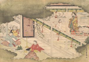 Ein Vorfall aus den Erzählungen von Ise Ise Monogatari, ca. 1790