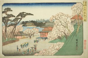 Toeizan-Tempel in Ueno, aus der Serie "Berühmte Orte in der östlichen Hauptstadt"