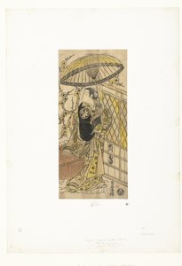 Schauspieler Segawa Kikujiro in der Rolle von Senju no Mae von Kiyomasu (II) , Torii