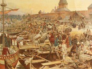 Hafen von Nowgorod, 1907