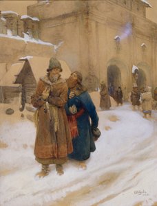 Podyachy, 1913 von Klavdiy Vasilievich Lebedev
