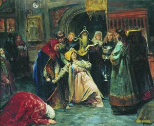 Die erzwungene Tonsur, 1896