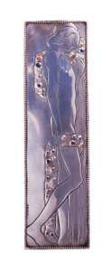 Panel von einem Wiener Werkstätte Einzelbett, ca. 1904 von Koloman Moser