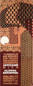 Plakat für die Wiener Secessionsausstellung, 1902
