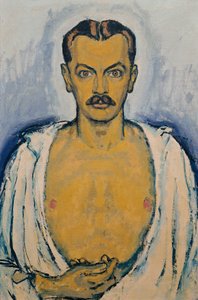 Selbstporträt von Koloman Moser