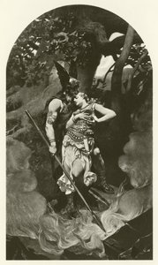 Wotan nimmt Abschied von Brunhild (Gravur)