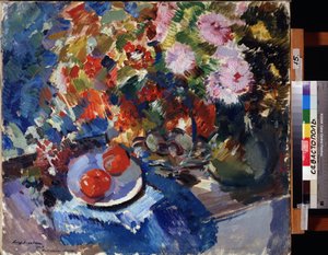 Astern und Tomaten
