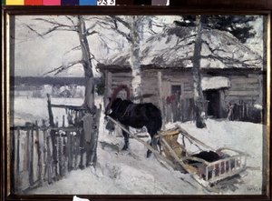 Winter von Konstantin Alekseevich Korovin