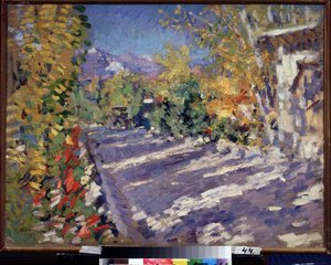 Die Straße nach Gurzuf von Konstantin Alekseevich Korovin