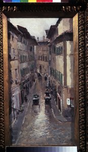Regen in Florenz von Konstantin Alekseevich Korovin