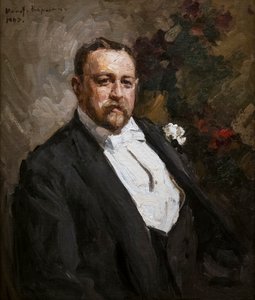 Porträt von Ivan Abramovich Morozov von Konstantin Alekseevich Korovin