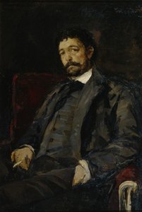 Porträt des Opernsängers Angelo Masini 1844-1926