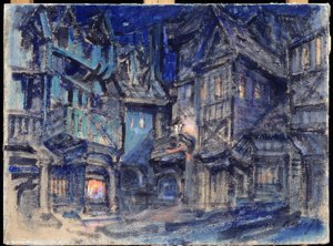 Bühnenbild für das Ballett Esmeralda von Anton Simon von Konstantin Alekseevich Korovin