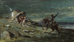 Bühnenbild für die Oper Ruslan und Ljudmila von M. Glinka von Konstantin Alekseevich Korovin