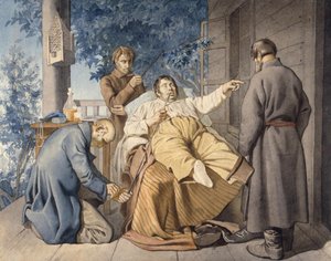 Grundbesitzer und seine Leibeigenen, 1853