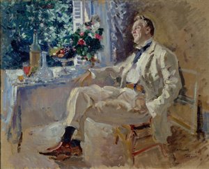 Porträt des Sängers Feodor Ivanovich Chaliapin 1873-1938, 1911