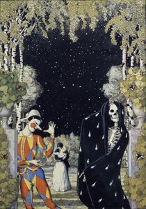 Harlekin und Tod, 1907