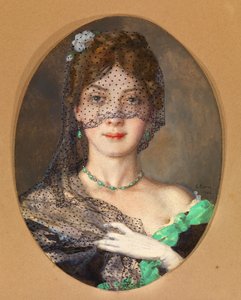 Die Dame mit dem Schleier Manon Lescaut von Konstantin Andreevic Somov