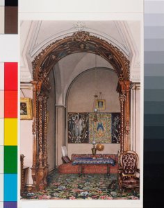 Interieurs des Winterpalastes: Die Nische des Arbeitszimmers des Großfürsten Nikolaus Nikolajewitsch von Konstantin Andreyevich Ukhtomsky
