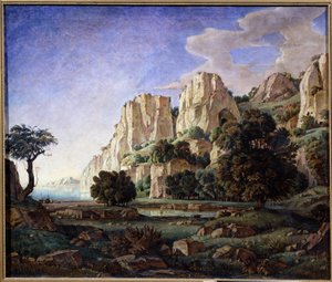 Morgen, Krimlandschaft, ca. 1920 von Konstantin Bogayevsky