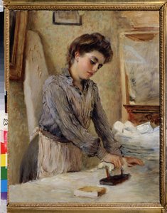 Die Büglerin von Konstantin Egorovich Makovsky