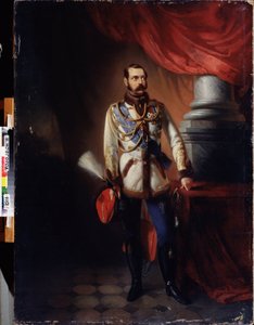 Porträt des Kaisers Alexander II. von Russland von Konstantin Egorovich Makovsky
