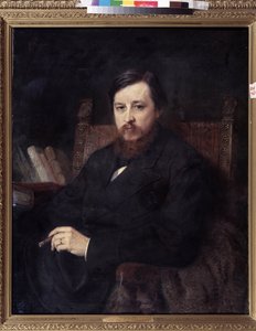 Porträt des Komponisten M.P. Azanchevsky von Konstantin Egorovich Makovsky