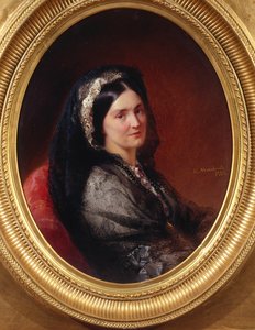 Porträt der Gräfin Natalia Pawlowna Stroganowa 1796-1872, 1864 von Konstantin Egorovich Makovsky