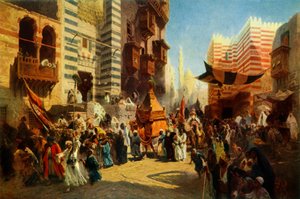Rückkehr des heiligen Teppichs von Mekka nach Kairo, 1876, 1965