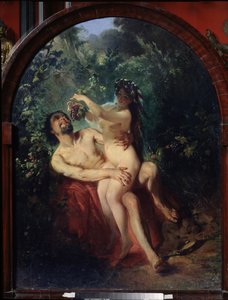 Satyr und Nymphe von Konstantin Egorovich Makovsky