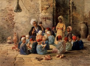 Eine Schule in Kairo von Konstantin Egorovich Makovsky