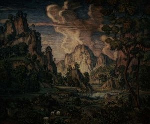 Klassische Landschaft von Konstantin Fedorovich Bogaevsky