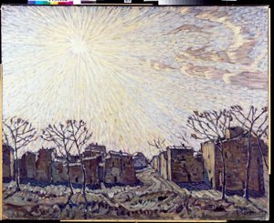 Die Sonne von Konstantin Fedorovich Bogaevsky