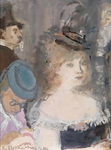 Illustration für Boule de Suif von Guy de Maupassant von Konstantin Ivanovich Rudakov