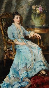 Porträt von Prinzessin Ekaterina Michailowna Dolgorukowa 1847-1922, 1880 von Konstantin Yegorovich Makovsky