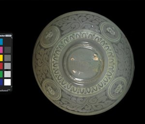 Schale mit Kranichen und Wolken, ca. 1150-1200 von Korean School