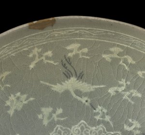 Schale mit Kranichen und Wolken, ca. 1150-1200 von Korean School