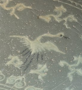 Schale mit Kranichen und Wolken, ca. 1150-1200