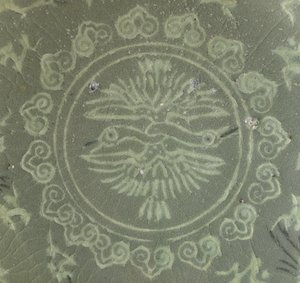 Schale mit Kranichen und Wolken, ca. 1150-1200 von Korean School