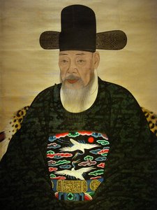Porträt von Yi Gilbo (oder „Yeonan“) von Korean School